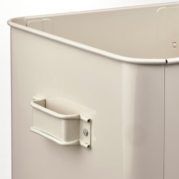 IKEA PLOGFÅRA storage box, light beige, 13 ¾x13x12 ½ in , IKEA Sale | 81406KJQC