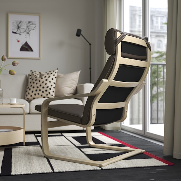 IKEA POÄNG armchair, birch veneer/Glose dark brown , IKEA Sale | 70143NRLT