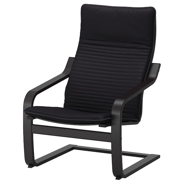 IKEA POÄNG armchair, black-brown/Knisa black , IKEA Sale | 87312YITE