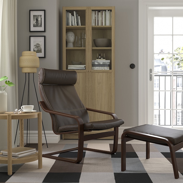 IKEA POÄNG armchair, brown/Glose dark brown , IKEA Sale | 75286EALV