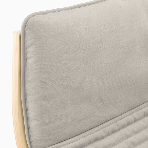 IKEA POÄNG chair cushion, Knisa light beige , IKEA Sale | 35180IXLU