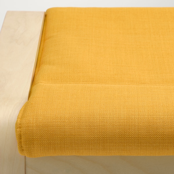 IKEA POÄNG ottoman, birch veneer/Skiftebo yellow , IKEA Sale | 72143LIHQ