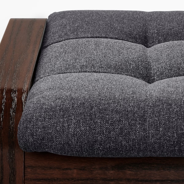 IKEA POÄNG ottoman, brown/Gunnared dark gray , IKEA Sale | 85240AKQZ