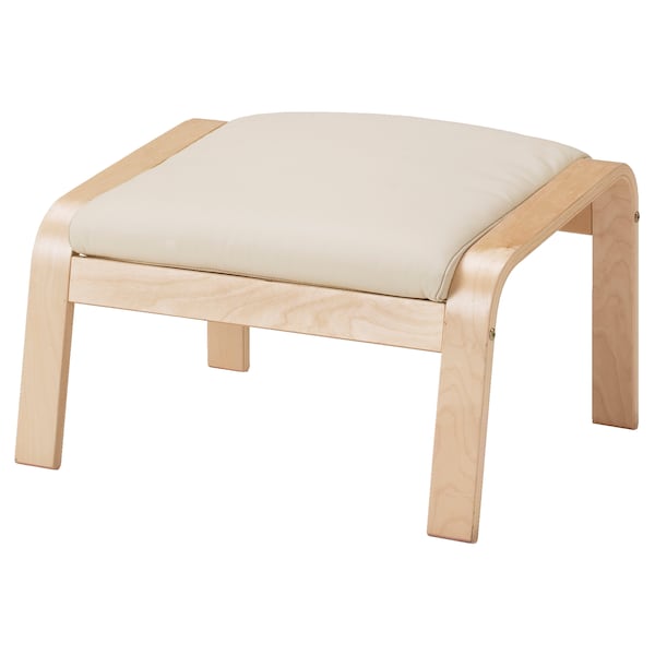 IKEA POÄNG ottoman cushion, Glose off-white , IKEA Sale | 86329CGXF