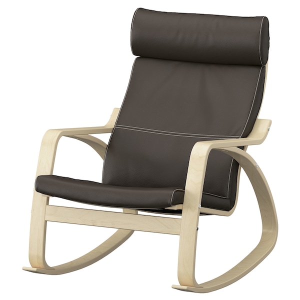 IKEA POÄNG rocking chair, birch veneer/Glose dark brown , IKEA Sale | 03782IORU