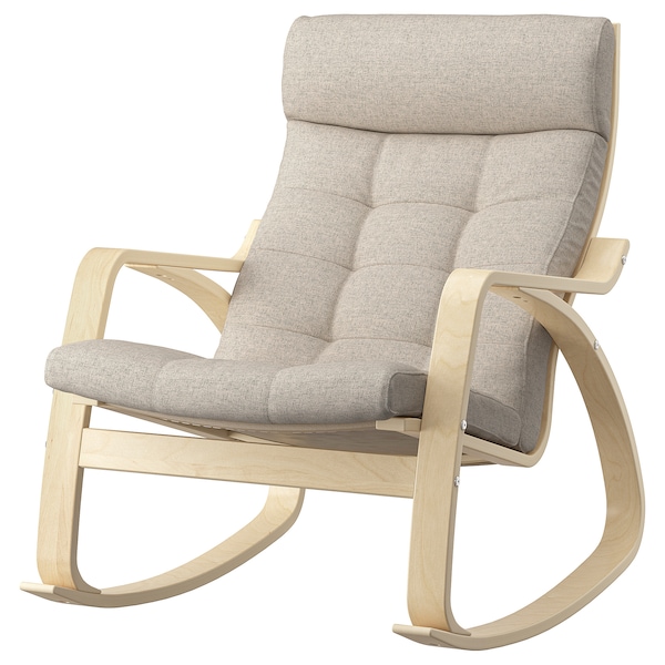 IKEA POÄNG rocking chair, birch veneer/Gunnared beige , IKEA Sale | 89352SQYZ