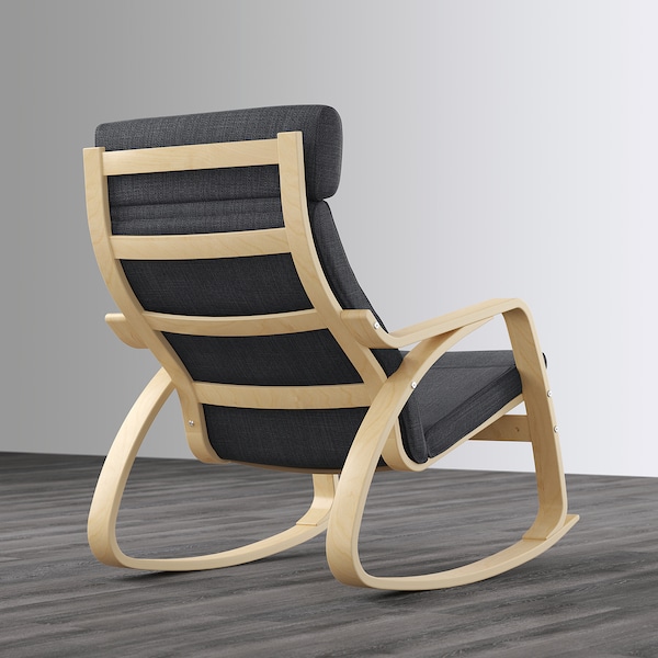 IKEA POÄNG rocking chair, birch veneer/Hillared anthracite , IKEA Sale | 13967PBJD