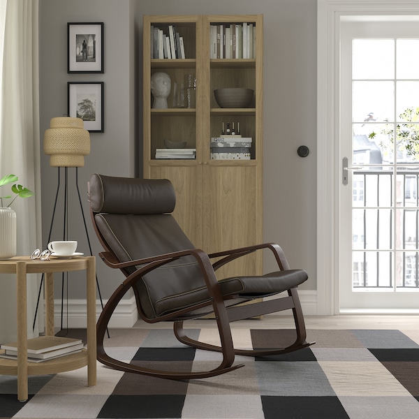 IKEA POÄNG rocking chair, brown/Glose dark brown , IKEA Sale | 18690DWLZ