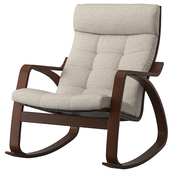 IKEA POÄNG rocking chair, brown/Gunnared beige , IKEA Sale | 62435ISKW