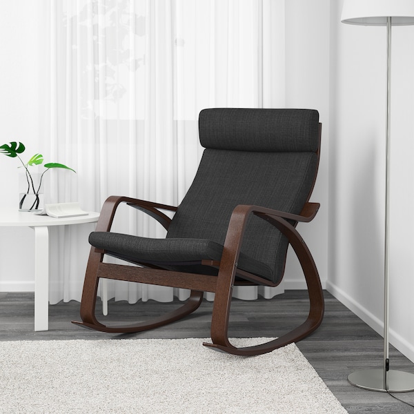 IKEA POÄNG rocking chair, brown/Hillared anthracite , IKEA Sale | 45390GEUJ