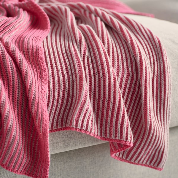 IKEA PRAKTFJÄRIL throw, pink, 51x67 in , IKEA Sale | 67125QZXD