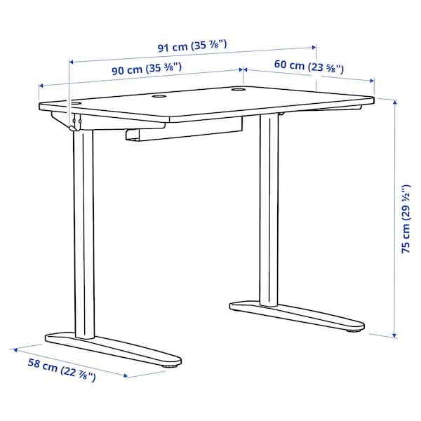 IKEA RELATERA desk combination, white, 35 3/8x23 5/8 in , IKEA Sale | 98063WKUF