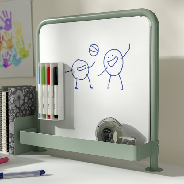 IKEA RELATERA writing board+whiteboard, set of 2, light gray-green , IKEA Sale | 45076DIPV