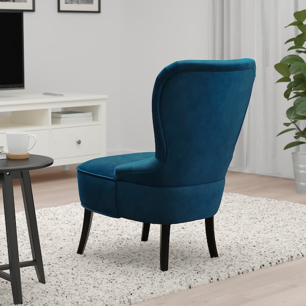 IKEA REMSTA armchair, Djuparp dark green-blue , IKEA Sale | 39564TEVI