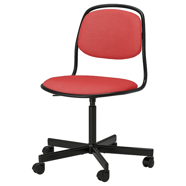 IKEA ÖRFJÄLL swivel chair, black/Vissle red , IKEA Sale | 83459CZLA