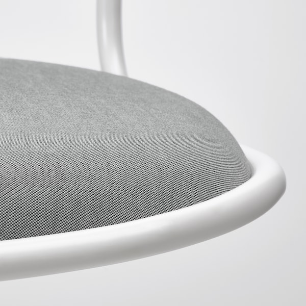 IKEA ÖRFJÄLL swivel chair, white/Vissle light gray , IKEA Sale | 96471UGLF