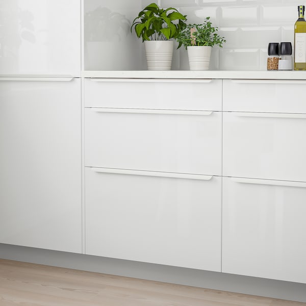 IKEA RINGHULT Drawer front, high gloss white, 36x10 in , IKEA Sale | 90452KHIY