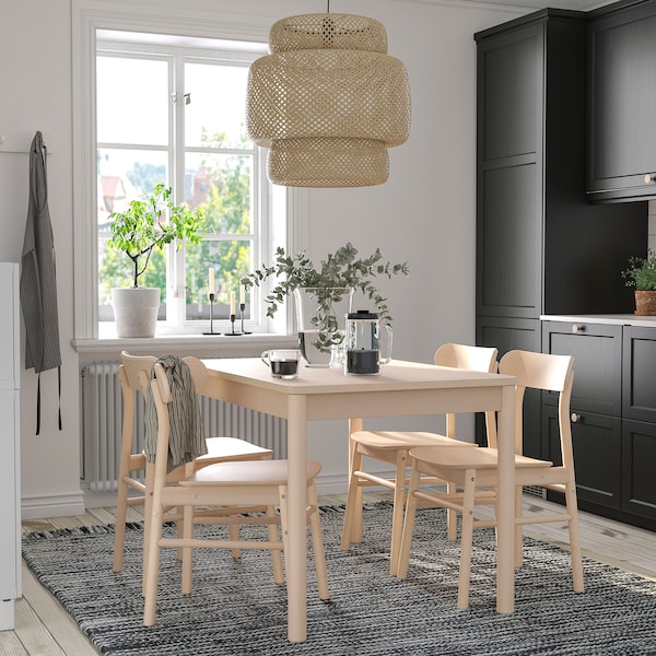 IKEA RÖNNINGE extendable table, birch, 46 1/2/68 1/8x30 3/4 in , IKEA Sale | 67534HVPM