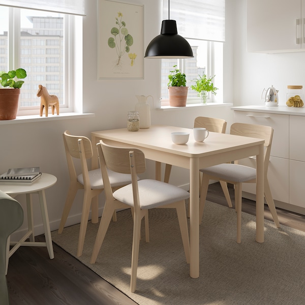 IKEA RÖNNINGE extendable table, birch, 46 1/2/68 1/8x30 3/4 in , IKEA Sale | 67534HVPM