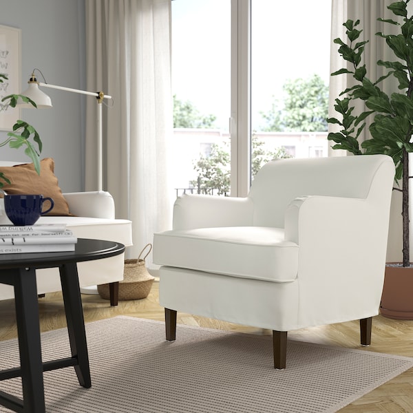 IKEA ROCKSJÖN armchair, Blekinge white , IKEA Sale | 24169KFIO