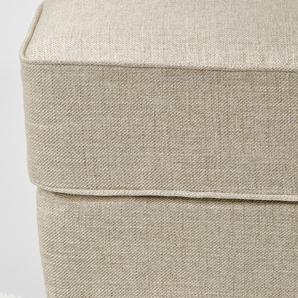 IKEA ROCKSJÖN ottoman, Kilanda light beige , IKEA Sale | 89013TSDE