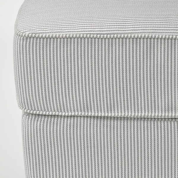 IKEA ROCKSJÖN ottoman, Klovsta gray/white , IKEA Sale | 94065BWMO