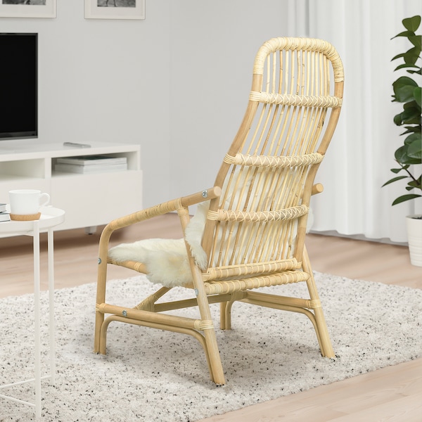 IKEA SALNÖ armchair, rattan , IKEA Sale | 91670SYON