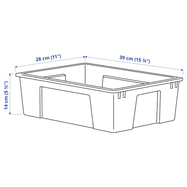 IKEA SAMLA box, clear, 15 ¼x11x5 ½ in/3 gallon , IKEA Sale | 25347VUTG