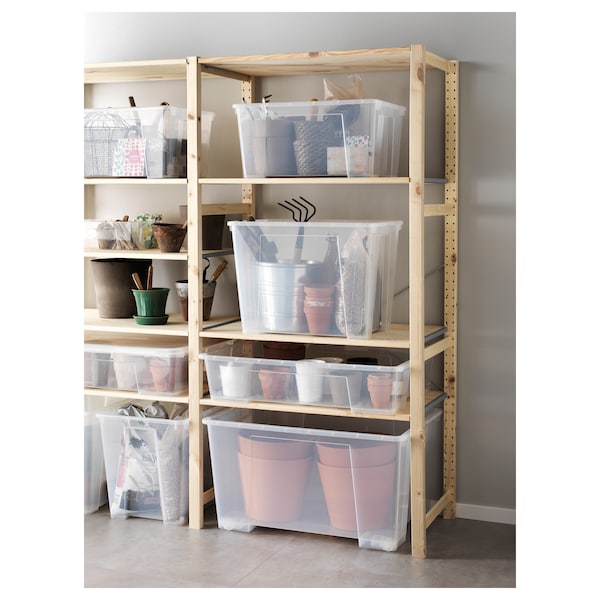 IKEA SAMLA box, clear, 15 ¼x11x5 ½ in/3 gallon , IKEA Sale | 25347VUTG