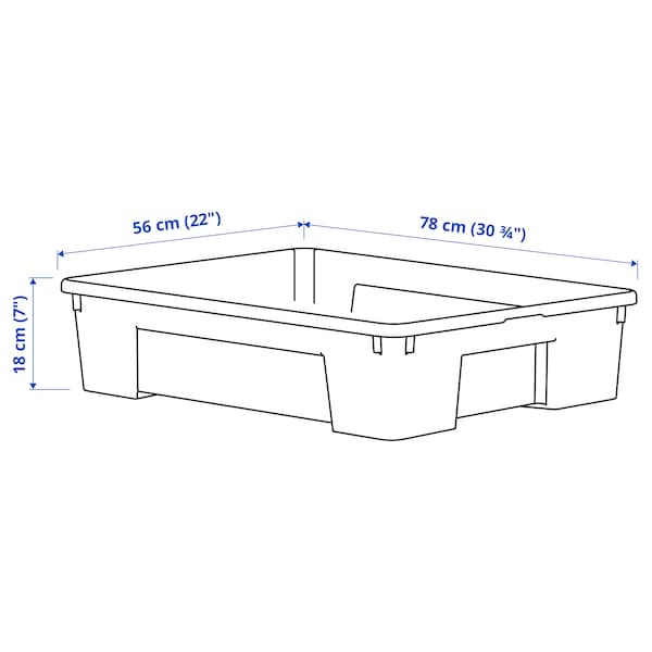 IKEA SAMLA box, clear, 30 ¾x22x7 in/15 gallon , IKEA Sale | 27104FWTB