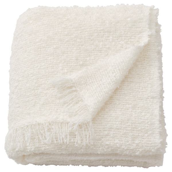 IKEA SANDBRODD throw, off-white, 51x67 in , IKEA Sale | 90853KSXP