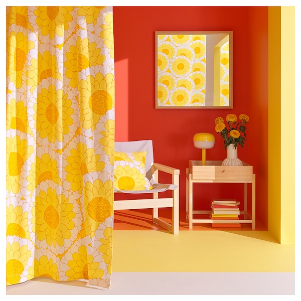 IKEA SANDETERNELL pre-cut fabric, yellow, 59x118 in , IKEA Sale | 57931DFEC