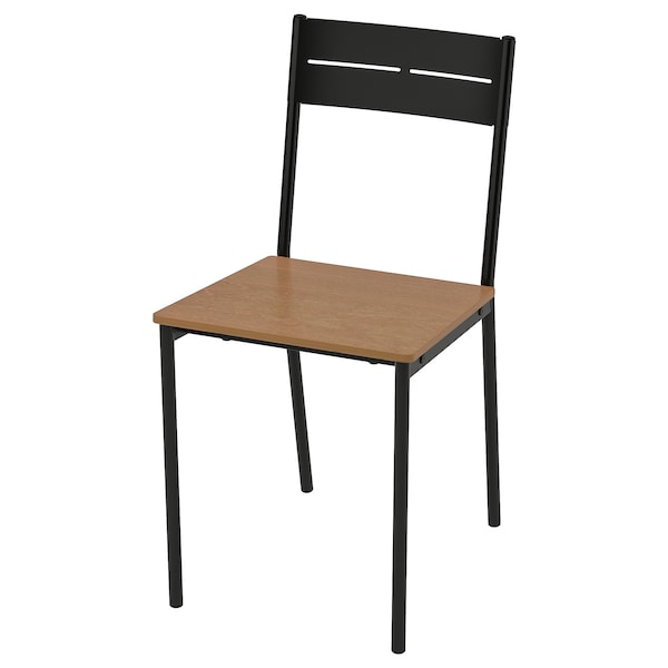 IKEA SANDSBERG chair, black/brown stained , IKEA Sale | 89072WAYS