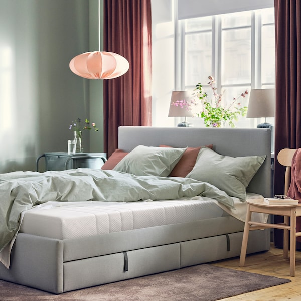 IKEA ÅSBYGDA foam mattress, firm/white, Queen , IKEA Sale | 73960OLTZ