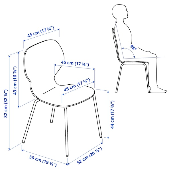 IKEA SIGTRYGG chair, birch/Sefast chrome plated , IKEA Sale | 30582RCDA