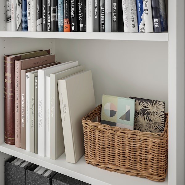 IKEA SKRUVBY bookcase, white, 23 5/8x55 1/8 in , IKEA Sale | 13864VBMH