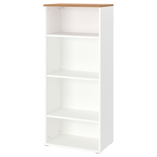 IKEA SKRUVBY bookcase, white, 23 5/8x55 1/8 in , IKEA Sale | 13864VBMH