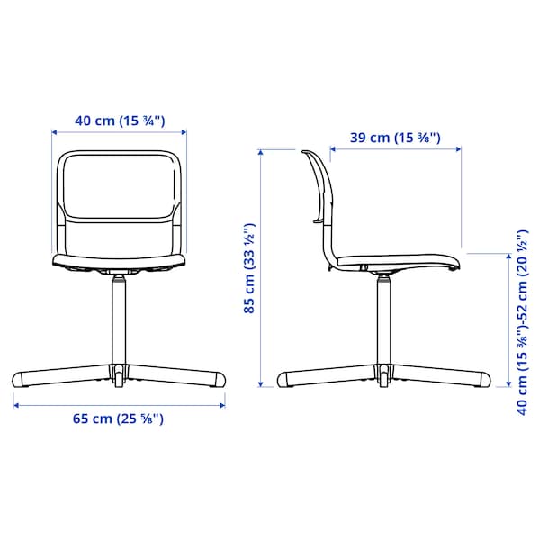 IKEA SMÄLLEN swivel chair, black , IKEA Sale | 48573BAXS