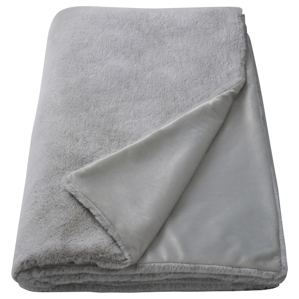 IKEA SOLTULPAN throw, light gray, 51x67 in , IKEA Sale | 42301GRJB