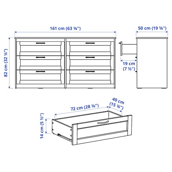 IKEA SONGESAND 6-drawer dresser , IKEA Sale | 51296XZVC