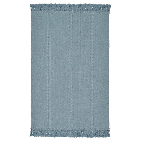 IKEA SORTSÖ rug, flatwoven, light blue, 1\'10 inx2\'9 in , IKEA Sale | 21309GHZI