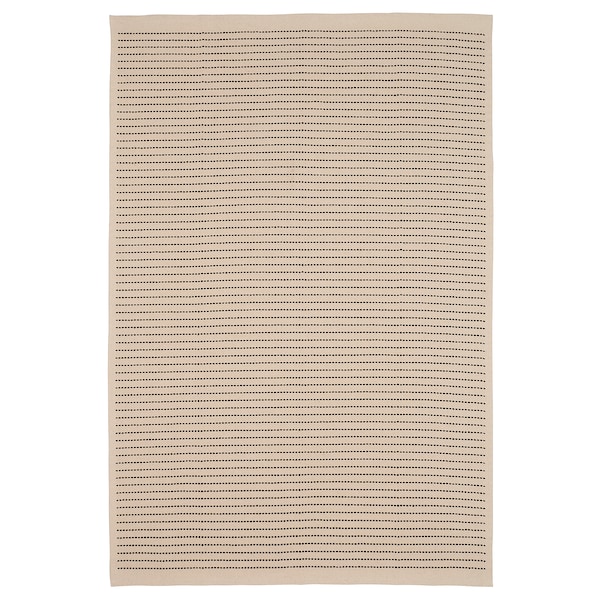 IKEA STARREKLINTE rug, flatwoven, natural/black, 3\'11 inx5\'11 in , IKEA Sale | 07139WRKO