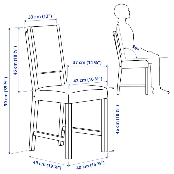 IKEA STEFAN chair, brown-black/Knisa gray/beige , IKEA Sale | 69801JFOA