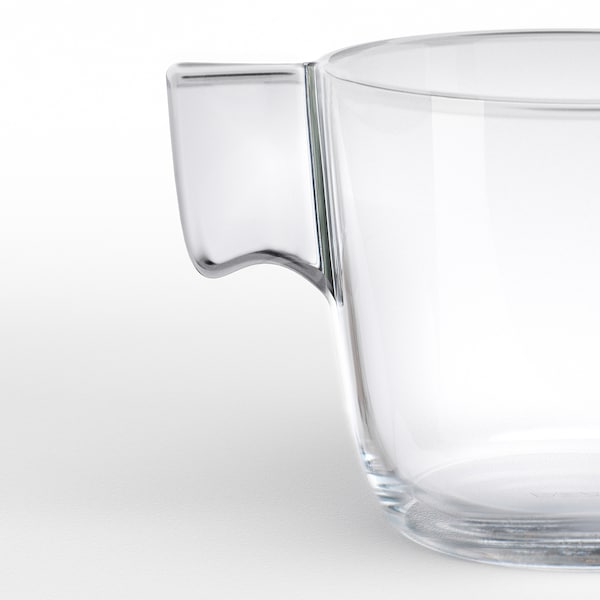 IKEA STELNA mug, clear glass, 8 oz , IKEA Sale | 17304DJVY