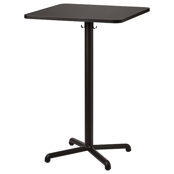 IKEA STENSELE bar table, anthracite/anthracite, 27 1/2x27 1/2 in , IKEA Sale | 26039YXMD