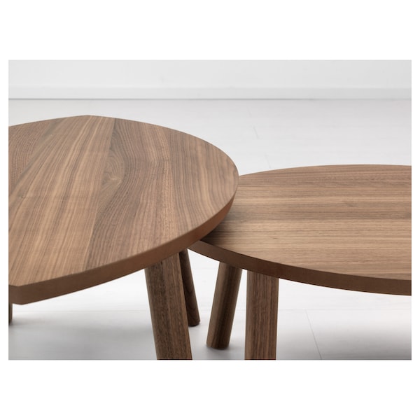 IKEA STOCKHOLM Nesting tables, set of 2, walnut veneer , IKEA Sale | 80925ZVYT