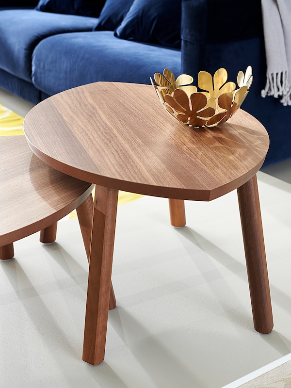 IKEA STOCKHOLM Nesting tables, set of 2, walnut veneer , IKEA Sale | 80925ZVYT