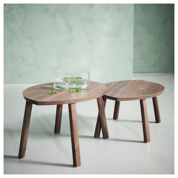 IKEA STOCKHOLM Nesting tables, set of 2, walnut veneer , IKEA Sale | 80925ZVYT