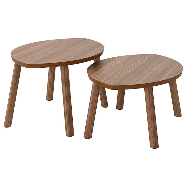 IKEA STOCKHOLM Nesting tables, set of 2, walnut veneer , IKEA Sale | 80925ZVYT