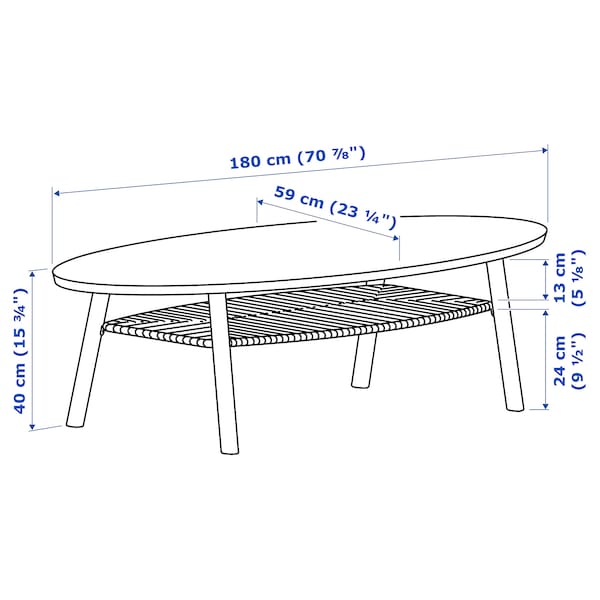 IKEA STOCKHOLM coffee table, walnut veneer, 70 7/8x23 1/4 in , IKEA Sale | 07968CORB